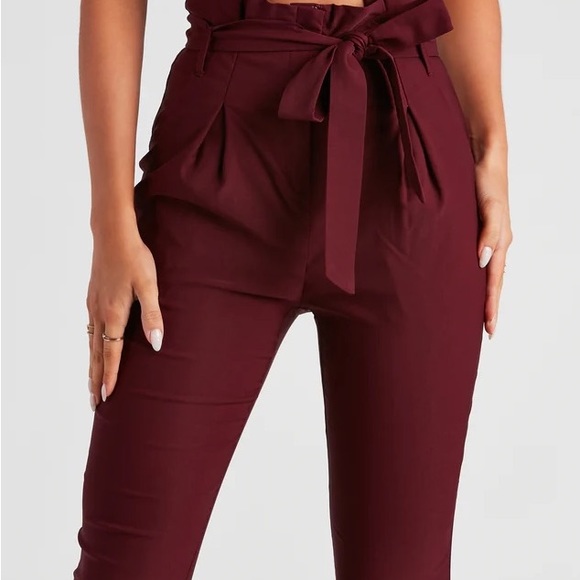 Celebrity Fashion by Hera collection paper bag pants in pink - Picture 4 of 6